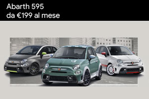 Gamma Abarth 595 70° Anniversario da 199 Euro al mese da Spazio a Torino